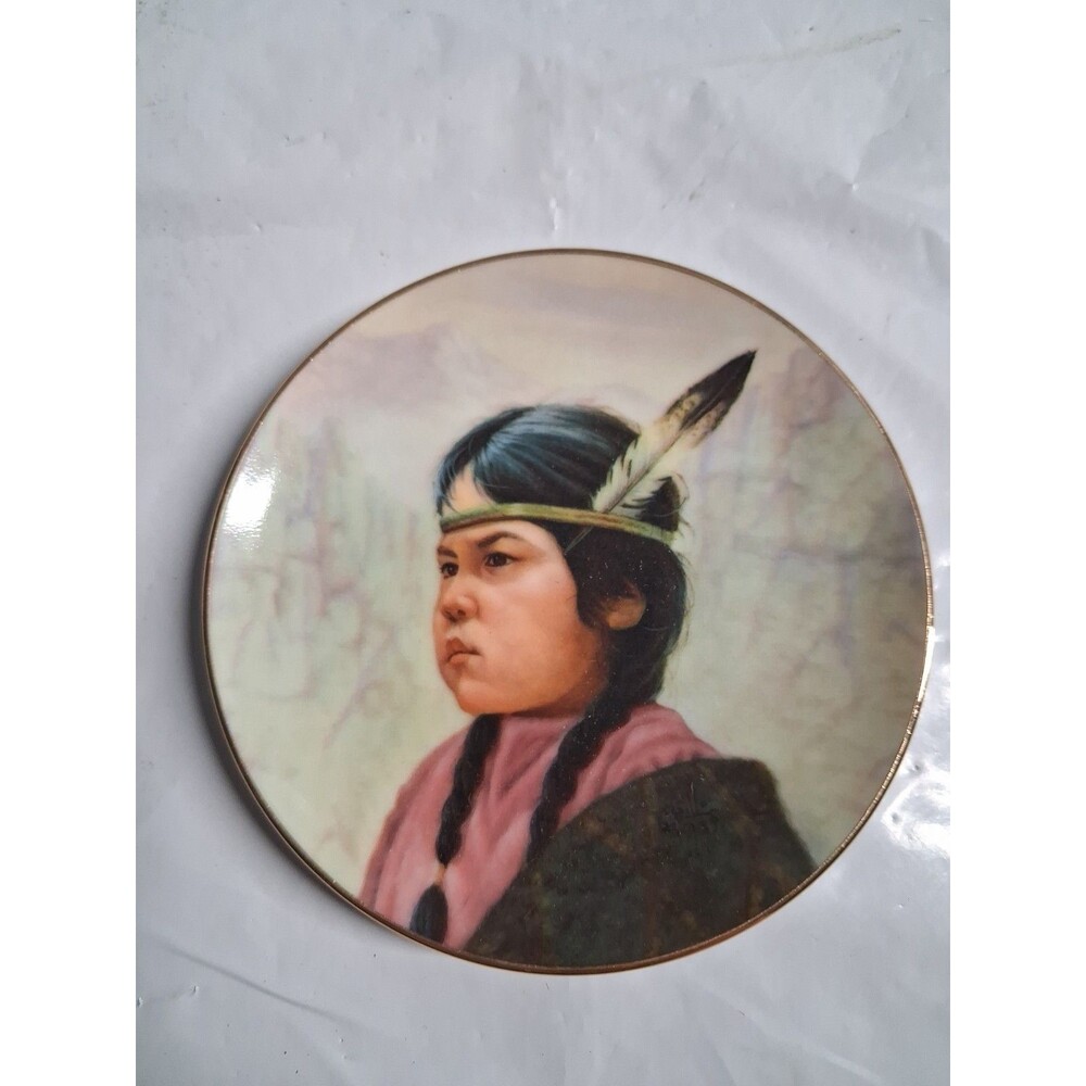 Proud Eagle Mini Plate By Portraits By Perillo 1989